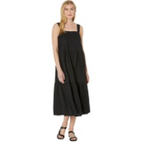 Eileen Fisher Tiered Strap Full-Length Dress in Organic Linen