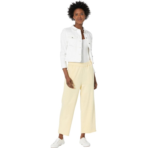 Eileen Fisher Cropped Straight Pants in Organic Cotton French Terry
