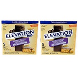 Elevation by Millville Millville Elevation Protein Bars Snack Endulgent Treat 1.4oz Bars 5g Protein (Peanut Butter Fudge Crisp, 2 Pack (10 Bars))