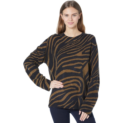 이큅먼트 EQUIPMENT Robinne Tiger Print Sweater