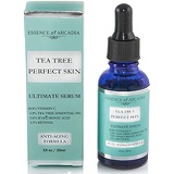 Essence Of Arcadia Tea Tree Perfect Skin Facial Serum, Ultimate Anti-Aging Formula for Acne-Prone Skin with 20% Vitamin C, Tea Tree Essential Oil, Retinol and Hyaluronic Acid for Clear, Soft, Radiant