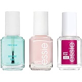 Essie First Base Basecoat + Ballet Slippers Pink Nail Polish and Good to go top Coat 1 ea