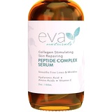 Peptide Complex Serum by Eva Naturals (2 oz) - Best Anti-Aging Face Serum Reduces Wrinkles and Boosts Collagen - Heals and Repairs Skin while Improving Tone and Texture - Hyaluroni