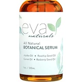 Eva Naturals Botanical Anti-Aging Serum for Face  All Natural, Plant-Based Facial Serum + Organic Jojoba Oil, Rosehip Seed Oil, and Vitamin E Oil for Dry Skin Plumps, Protects, Restores by Eva