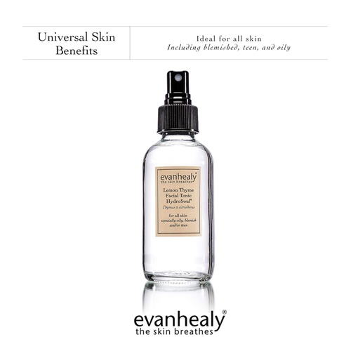  evanhealy Lemon Thyme Facial Tonic w/HydroSoul | 100% Pure Organic Plant Hydrosol | Balances, Protects, Refreshes All Skin Types