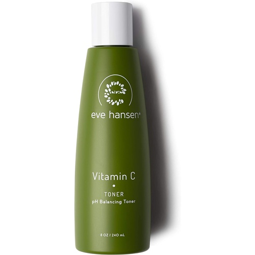  Eve Hansen Dermatologist Tested Vitamin C Toner for Face | Premium Hypoallergenic pH Balanced Face Toner with Seaweed and Algae | Pore Minimizer and Clarifying Dark Spot Remover fo