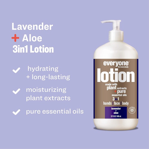  Everyone Lotion: Coconut and Lemon, 32 Ounce, 2 Count