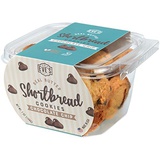 Eves Bakery Eve’s Bakery Real Butter Shortbread Cookies - Gourmet, Small Batch, Fresh Baked Cookies for Tea, Snacking, Holiday Gifts - 7 Oz Tub, 2 Pack (Chocolate Chip)