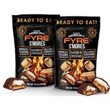 FYRE Gourmet Smores! Ready to Eat Handcrafted Milk Chocolate, Graham Cracker, Burnt Marshmallow Candy. S’more Cookie Bars (No need for Smores Kit, Maker, Caddy, Sticks or Fire Pit) 2 6-