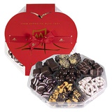Fames Chocolates Fancy Dark Chocolate Gift Box - Assortment of Gourmet Chocolates, Dairy Free, Kosher