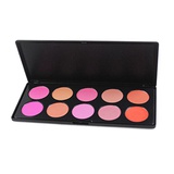 FantasyDay Pro 10 Colours Large Powder Blush/Blusher Makeup Palette Contouring Kit - Ideal for Professional and Daily Use