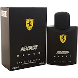 Scuderia Ferrari Black | Eau de Toilette Natural Spray | Fragrance for Men | Aromatic Fougere with Citrus, Fruit, Cinnamon, and Vanilla Scent | 125 mL / 4.2 fl oz