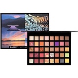 FindinBeauty 40 Color Pro Eyeshadow Makeup Palette - High Pigmented Smoky Matte Shimmer Metallic Glitter Warm Colors Nude Earth Tone Waterproof Blendable Creamy Pallet Set (40color)
