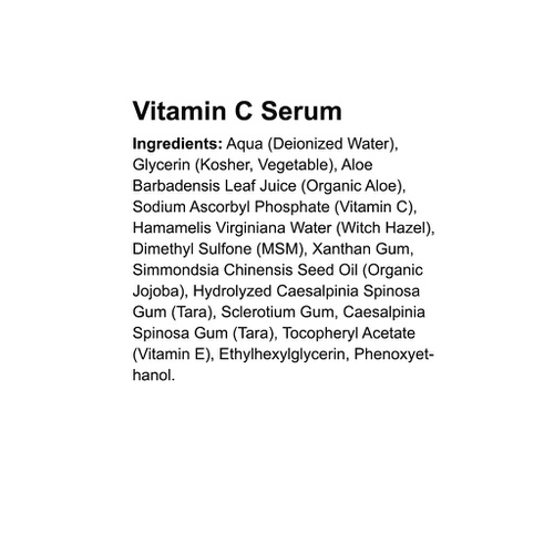  Flawless. Younger. Perfect. Vitamin C Serum for Face - Anti Aging Facial Serum - 1oz