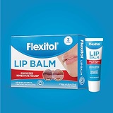Flexitol Lip Balm, 0.35 Ounce Tube (3 Pack)