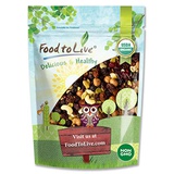 Food to Live Organic Snack Mix, 12 Ounces  Raw Nuts and Berries with Pumpkin Seeds, Non-GMO, Non-Irradiated, Kosher, Vegan Superfood, Bulk, Great Trail Mix, Rich in Natural Antioxidants
