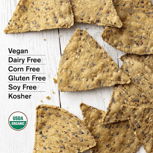  Forager Project Organic Leafy Green Chips, 4 Pack Variety - Corn & Gluten Free - Made with Kale & Spinach (Super Greens, Cheezy Greens, Chipotle BBQ)