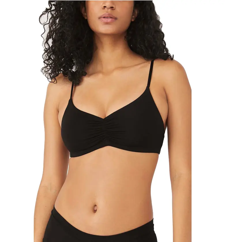 Free People Intimately FP The Essential Stretch Modal Bra_BLACK