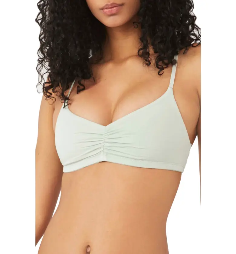 Free People Intimately FP The Essential Stretch Modal Bra_LIGHT GREEN