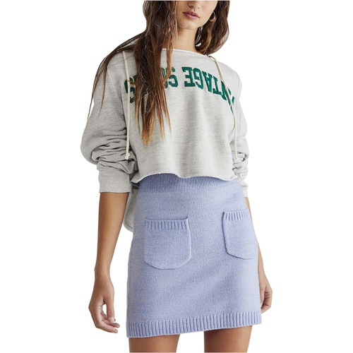 프리피플 Free People Solid Viola Sweater Miniskirt
