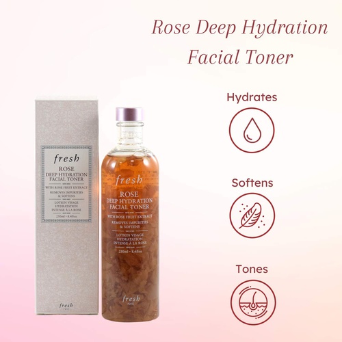 Fresh Rose Deep Hydration Facial Toner 250ml/8.4oz