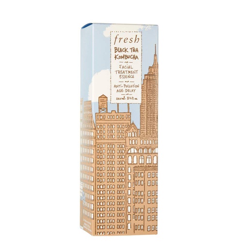  Fresh Black Tea Kombucha Facial Treatment Age-Delay Essence 8.4 oz - Limited Edition New York City Packaging
