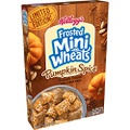 Kelloggs Frosted Mini-Wheats, Breakfast Cereal, Pumpkin Spice, Made with Whole Grain, Limited Edition, 14.3oz Box
