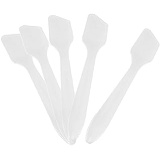 G2PLUS 100 PCS Disposable Makeup Frosted Tip Spatula Cosmetic Mask Spatula for Mixing and Sampling, 3.2 x 0.6 Facial Mask Stick