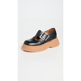 GANNI Creepers T-Strap Loafers