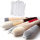 GBSTORE 100pcs Makeup Cosmetic Beauty Brush Protector Pen Guards Make up Brushes Sheath Mesh Netting Protector Cover Makeup Tools