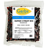 GERBS Super 5 Dried Fruit Mix, 32oz, Unsulfured, Preservative Free, Top 14 Food Allergy Free