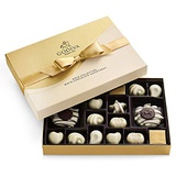 GODIVA Chocolatier Gift Box, White-Chocolate 22 Count