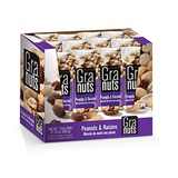 Granuts Peanuts & Raisins | Classic, Savory Flavors | Salty Peanuts | Sweet Raisins | On-the-Go Snack | Gluten-Free | 1.76 Oz (12 Inner Packs)
