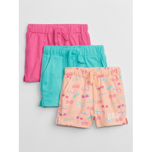 갭 babyGap Jersey Pull-On Shorts (3-Pack)