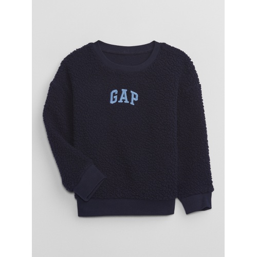 갭 babyGap Logo Sherpa Sweatshirt