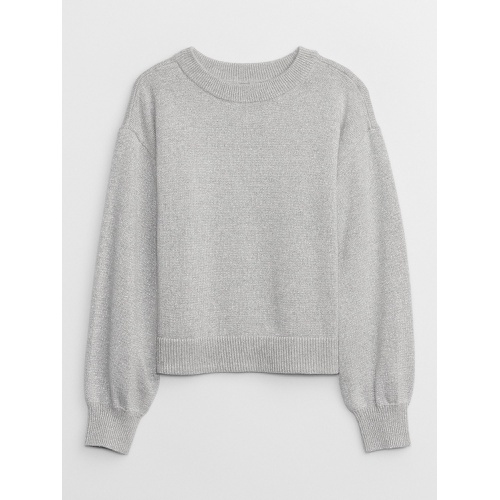 갭 Kids Lurex® Crewneck Sweater