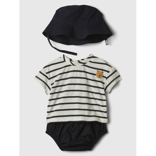 갭 Baby Three Piece Outfit Set