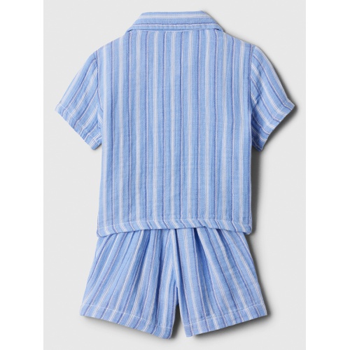 갭 Baby Gauze Two-Piece Outfit Set