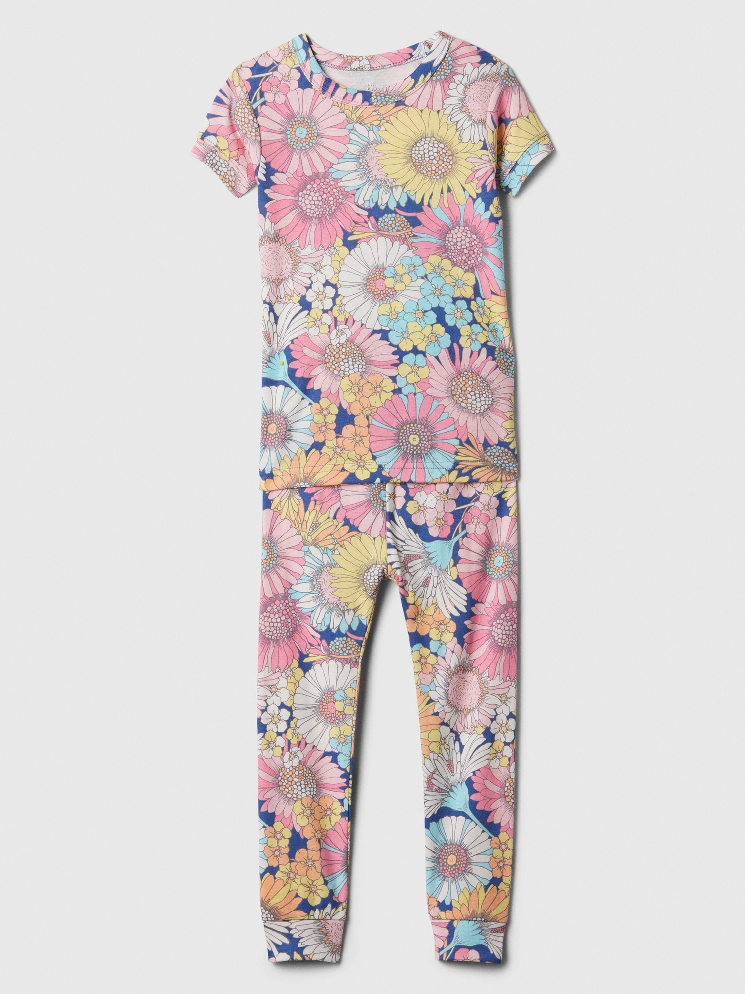 갭 babyGap 100% Organic Cotton Floral PJ Set
