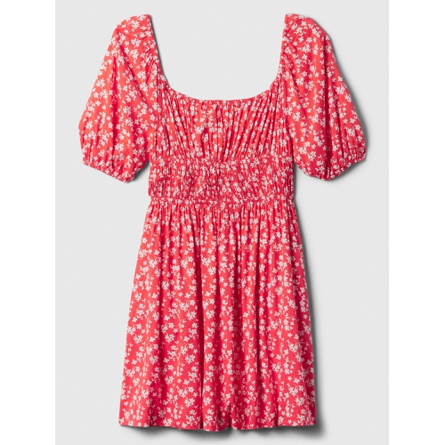 갭 Smocked Squareneck Mini Dress