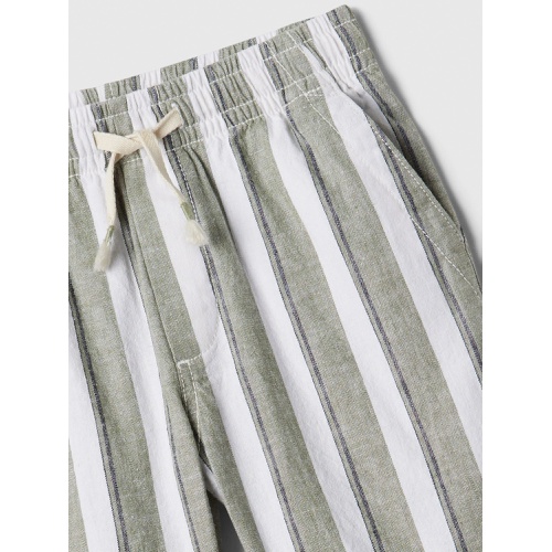 갭 Kids Linen-Blend Pull-On Shorts