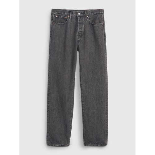 갭 Organic Cotton Button Fly 90s Original Straight Fit Jeans