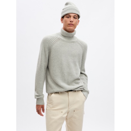 갭 Seed-Stitch Turtleneck Sweater