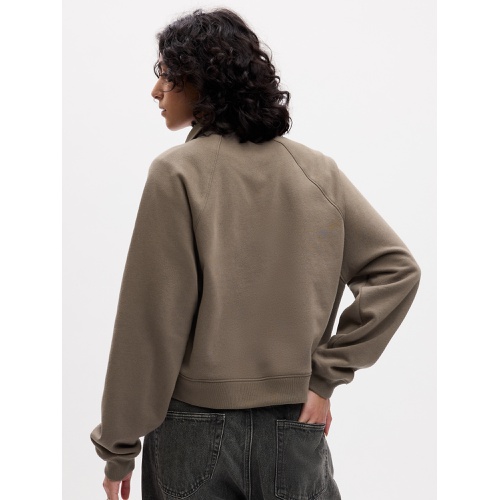 갭 Vintage Soft Cropped Half-Zip Pullover