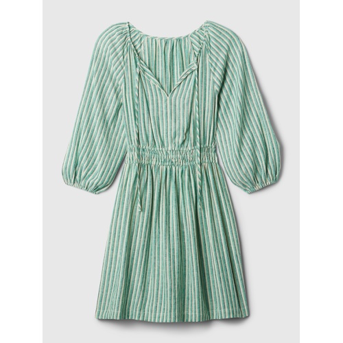 갭 Linen-Blend Mini Dress
