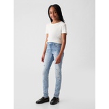 Kids Mid Rise Embroidered Skinny Jeans