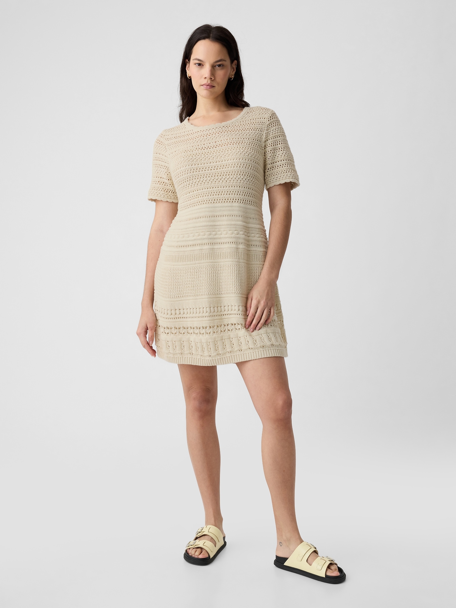 갭 Crochet Mini Dress