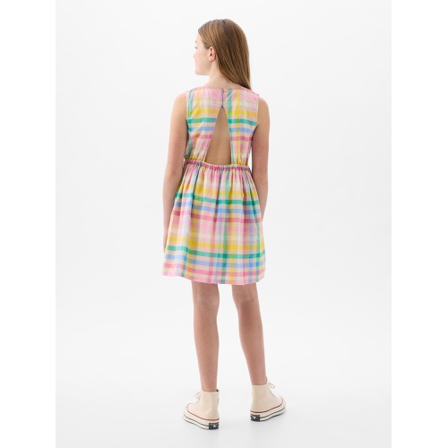 갭 Kids Linen-Cotton Cutout Dress