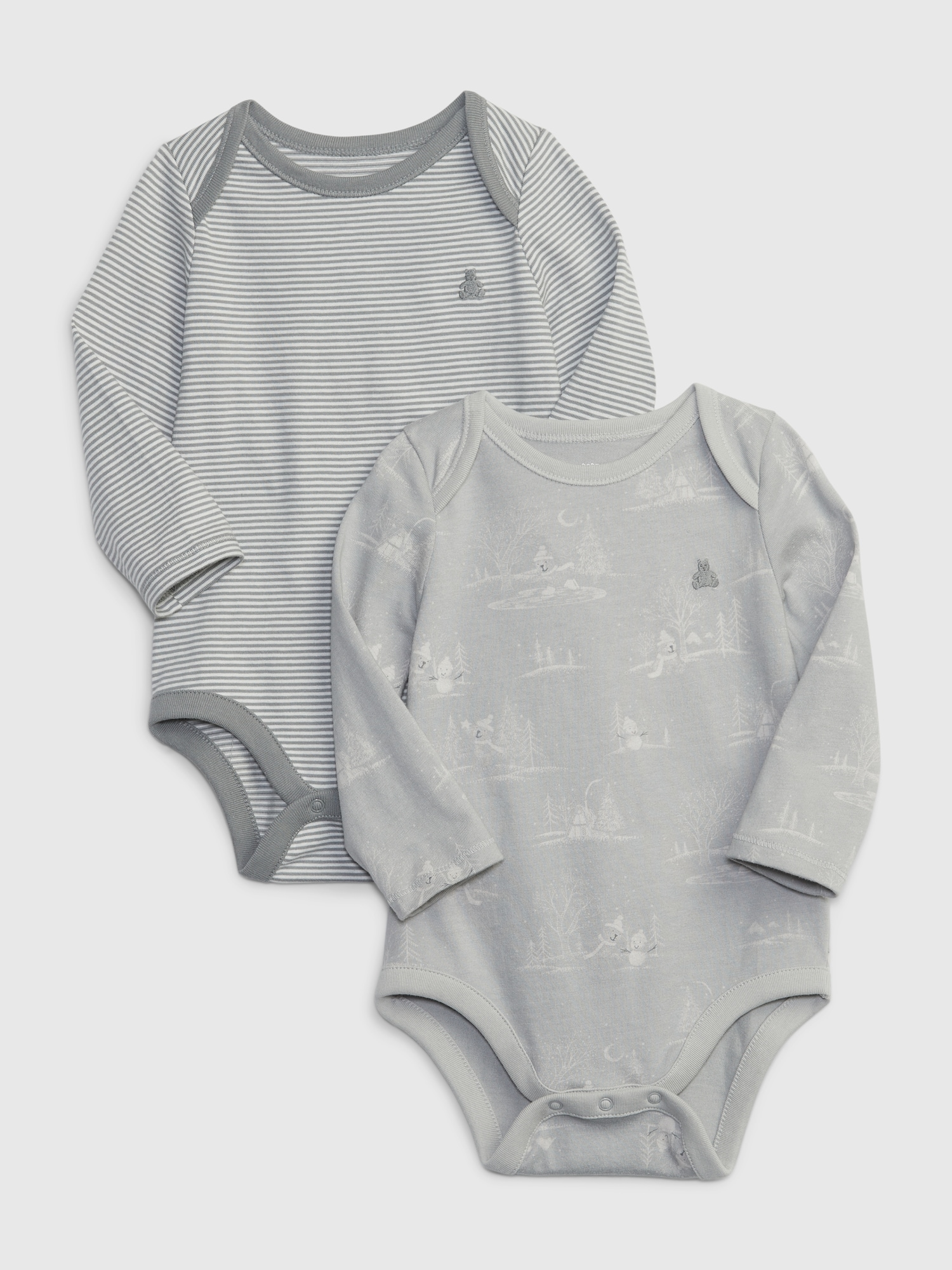 Baby First Favorites Organic CloudCotton Bodysuit (2-Pack)