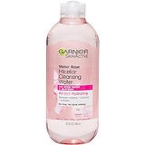 Garnier SkinActive Micellar Cleansing Water with Rose Water and Glycerin, All-in-1 Hydrating, For Normal to Dry Skin, 13.5 Fl Oz